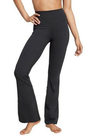 adidas All Me Flare Leggings in Black/Black at Nordstrom Rack, Size Large
