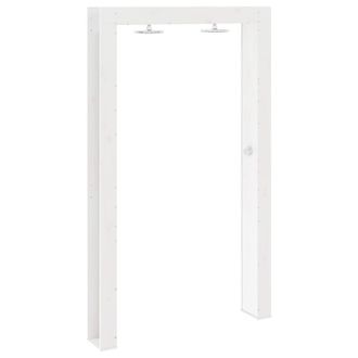 vidaXL Ducha Exterior 226 Cm Madera Maciza De Pino Y Acero Inoxidable Vidaxl