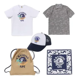 A Bathing Ape Summer Bag Beige 1L70-182-003-BGE