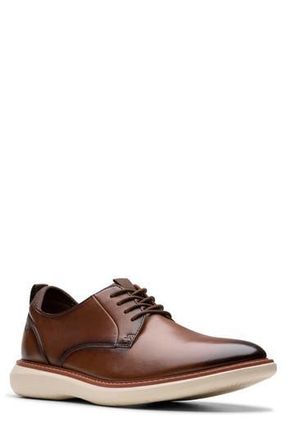 Clarks Brantin Plain Toe Derby in Dark Tan Leather at Nordstrom Rack, Size 11.5