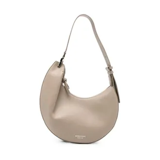 Emporio Armani Dames, Tassen, Grijs, Maat: ONE Size Leer