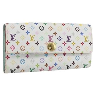 Louis Vuitton Pre-owned Wallets, female, White, Size: ONE SIZE Pre-owned Long Wallet