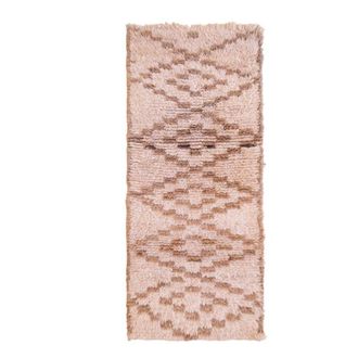 AFK Living Alfombra bereber marroqu&iacute; de pura lana 87 x 197 cm