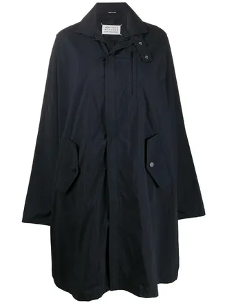 Maison Margiela Impermeabile oversize - Blu