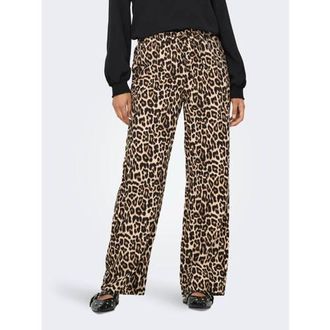 Only regular waist casual broek bruin