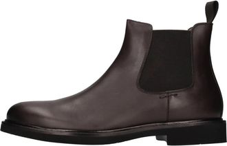 Rossano Bisconti Beatles Enkellaarsjes - Heren - Chelseaboots - Bruin - 45 EU - Leer - Schoenen