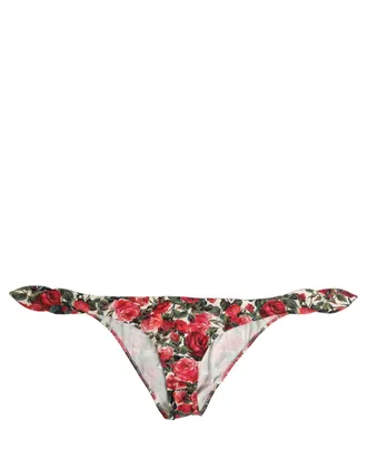 Dolce & Gabbana Floral Print Bikini Bottom - Multicolor