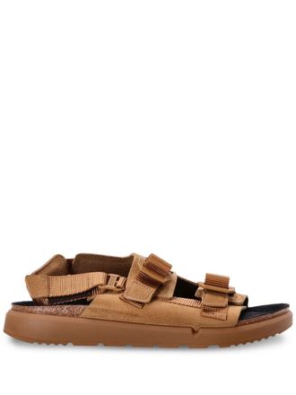 Birkenstock Shinjuku logo-strap sandals - Brown