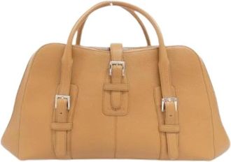 Loewe Pre-owned Senda Leren Schoudertas - Dames - Vintage Handtas - Bruin - ONE Size - Leer - Vintage