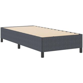 vidaXL Estructura De Cama Gris Oscuro 80 X 200 Cm Telas De Pana Vidaxl