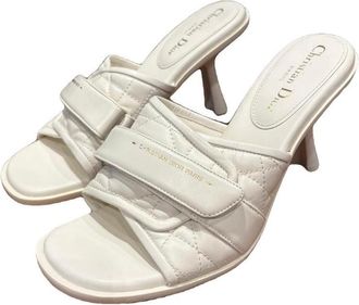 Dior White Revolution Sandals Size 40