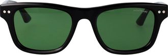 Montblanc Stijlvolle zonnebril voor een trendy look - Heren - Zonnebrillen - Zwart - 53 MM - Accessoires
