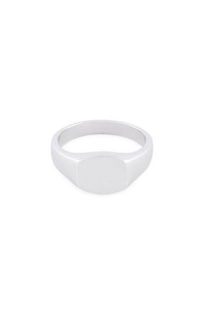 Serge DeNimes Signet Ring in Silver at Nordstrom, Size 10.5
