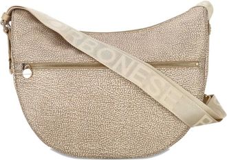 Borbonese medium Luna shoulder bag - Neutrals