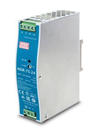 Planet Fuente De Alimentaci&oacute;n Planet De 24 V Y 75 W Para Carril Din, Pwr-75-24