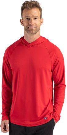 Cutter & Buck Prospect Recycled Featherlight Stretch Mens Hooded Pullover