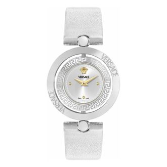 Versace Eon Restyling - Dames - Horloges - Grijs - ONE Size - Leer - Accessoires