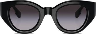 Burberry Sunglasses Meadow cat-eye frame sunglasses - women - Acetate - 47 - Black