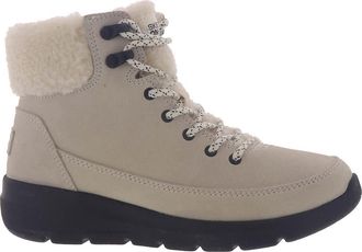 Skechers Womens GLACIAL ULTRA WOODLANDS, White Black, 3.5 UK