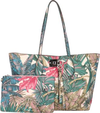 Ferragamo Multi-Color Leather Tote Bag (Pre-Owned)