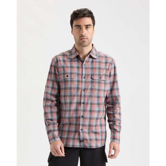Salt Life Hammer SLX Performance Flannel Shirt in Ebony at Nordstrom, Size Xx-Large
