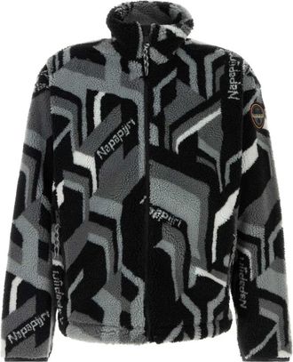 Napapijri Heren, Jassen, Grijs, Maat: XL Fleece