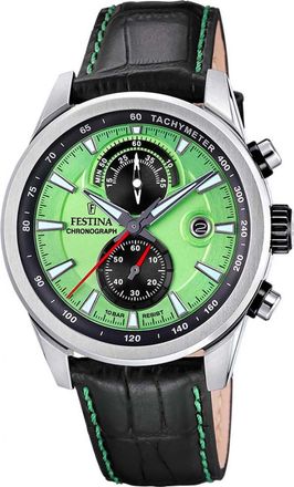 Festina F20695-3 Mens Timeless Chronograph Watch - Silver - One Size