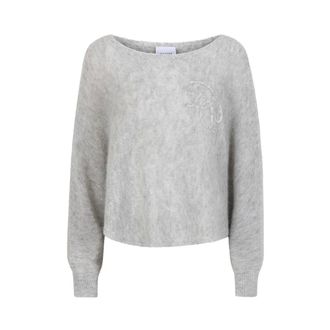 Dante6 Montre Monogram Sweater - Dames - Truien - Grijs - Maat: Xs/S Wol