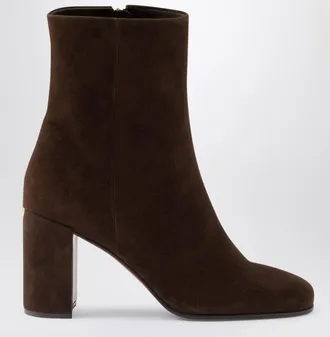 Prada Dark brown suede boot