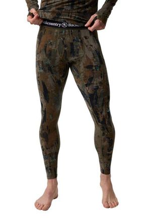 Backcountry Cedars Rws Merino Lt-Wt Baselayer Bottom - Mens in Camo Pendula Print at Nordstrom, Size Xx-Large