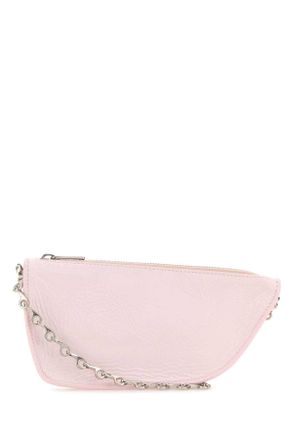 Burberry Pastel Pink Leather Micro Shield Shoulder Bag