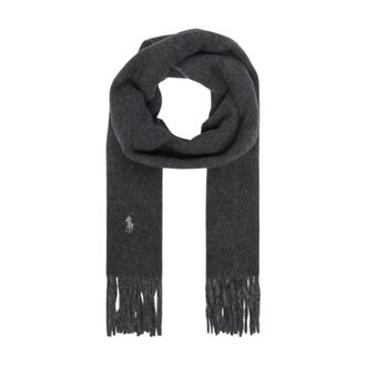Polo Ralph Lauren Bufanda Cl&aacute;sica de Mezcla de Lana con Pony Bordado - Accessories - unisex - Gris - ONE SIZE