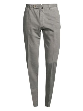 Incotex Chino con pieghe - Grigio
