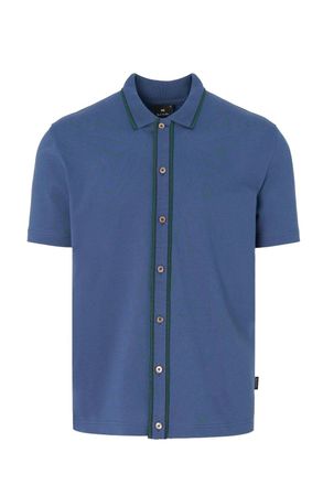 Paul Smith PS BUTTON THRU POLO Size: XXL, colour: NAVY