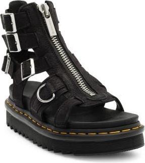 Dr. Martens Olson Gladiator Sandal in Charcoal Grey at Nordstrom Rack, Size 5Us/ 3Uk