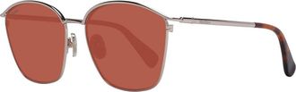 Max Mara Mm1424s Roze Gouden Cat Eye Zonnebril