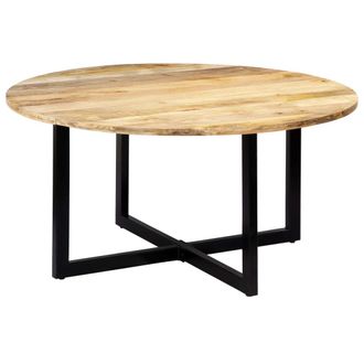 vidaXL Vidaxl - Mesa De Comedor De Madera Maciza De Mango 150x73 Cm