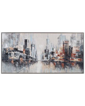 Bassett Mirror Company City Scape Framed Canvas