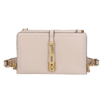 Guess Chain Crossbody Bag - Dames - Schoudertassen - Beige - ONE Size - Leer - Tassen