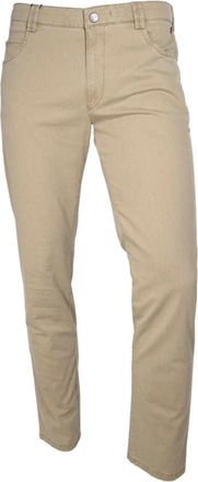 Meyer Dubai Broeken - Heren - Slim Fit Broeken - Beige - W28 - Katoen - Broeken