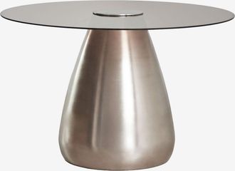 Sklum Mesa De Comedor Redonda &Oslash;130 Cm En Vidrio Templado Mariana Sklum