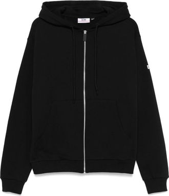GCDS Zwarte Zip Hoodie voor Mannen - Heren - Vesten met rits - Zwart - XL - Hoodies & sweatvesten