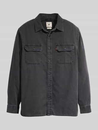 Levi's Relaxed Fit Jeanshemd aus reiner Baumwolle in Black, Gr&ouml;&szlig;e XXL