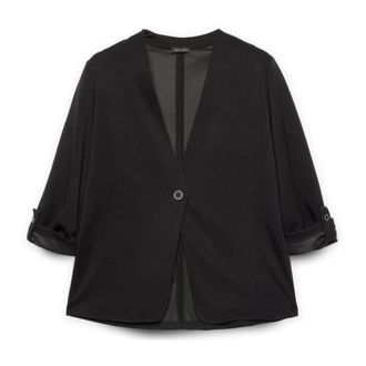 Fiorella Rubino Mujer, Chaquetas, Negro, Talla: S