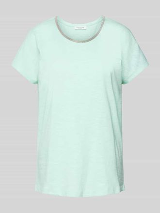 Christian Berg T-Shirt mit Ziersteinbesatz in Mint, Größe 42
