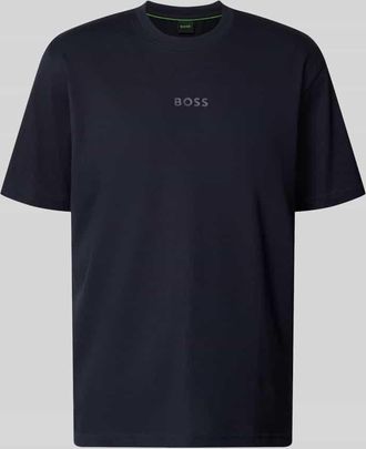 HUGO BOSS T-Shirt aus reiner Baumwolle in Dunkelblau, Gr&ouml;&szlig;e XXXL