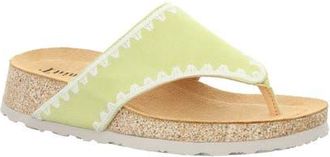 Think Koak Whipstitch Sandal in Lime at Nordstrom, Size 10-10.5Us