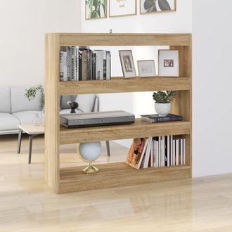 vidaXL Estanter&iacute;a/divisor Espacios Color Roble Sonoma 100x30x103 Cm Vidaxl
