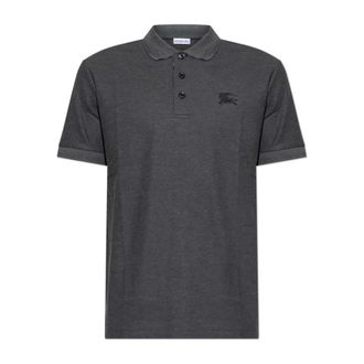 Burberry Polo Shirts, male, Gray, Size: XS Eddie Polo