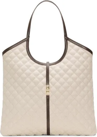 MZ Wallace Large Astor Quilted Nylon Hobo Bag in Sandy Linen at Nordstrom
